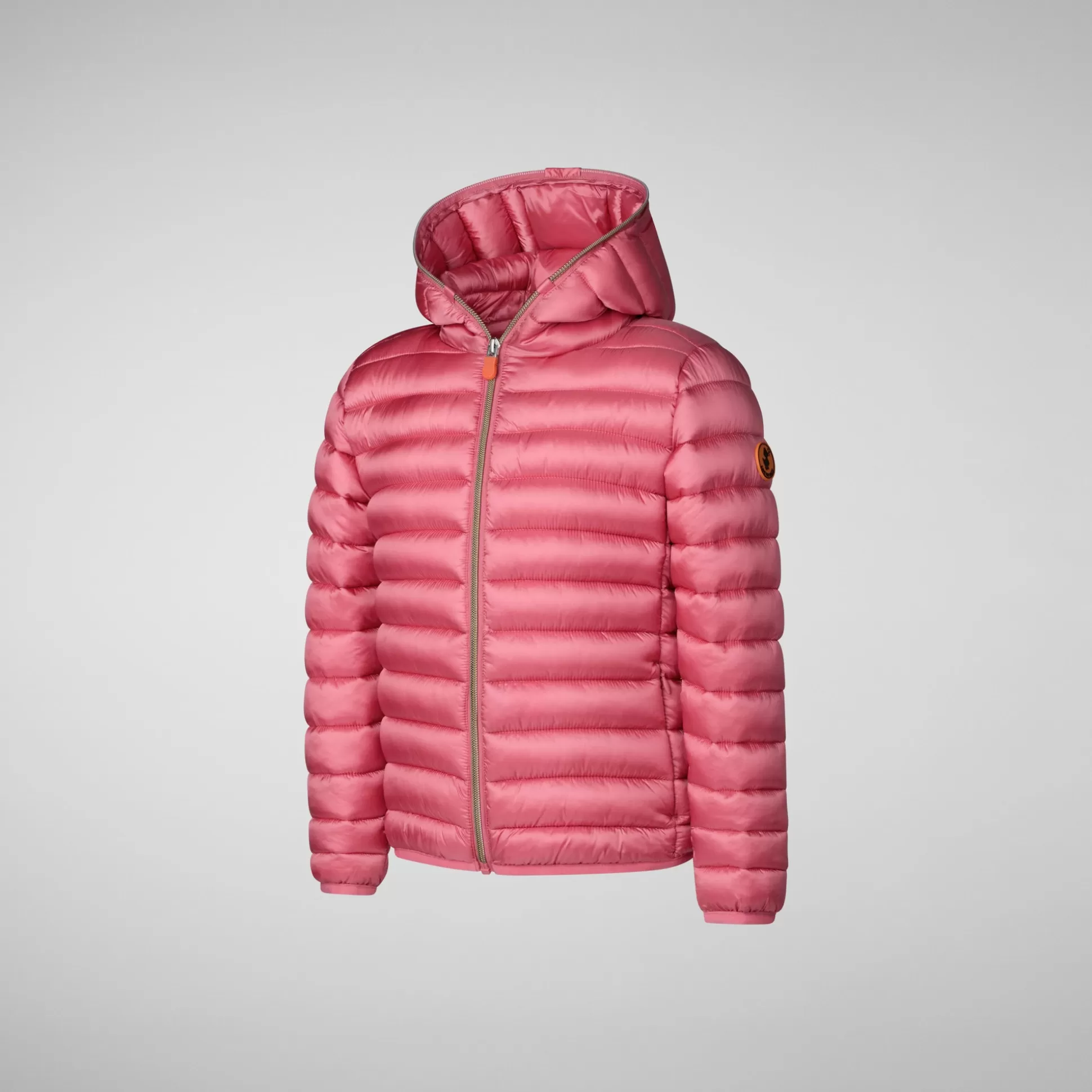 Save The Duck Girls' Iris Hooded Puffer Jacket In -Kids Animal Free Puffers