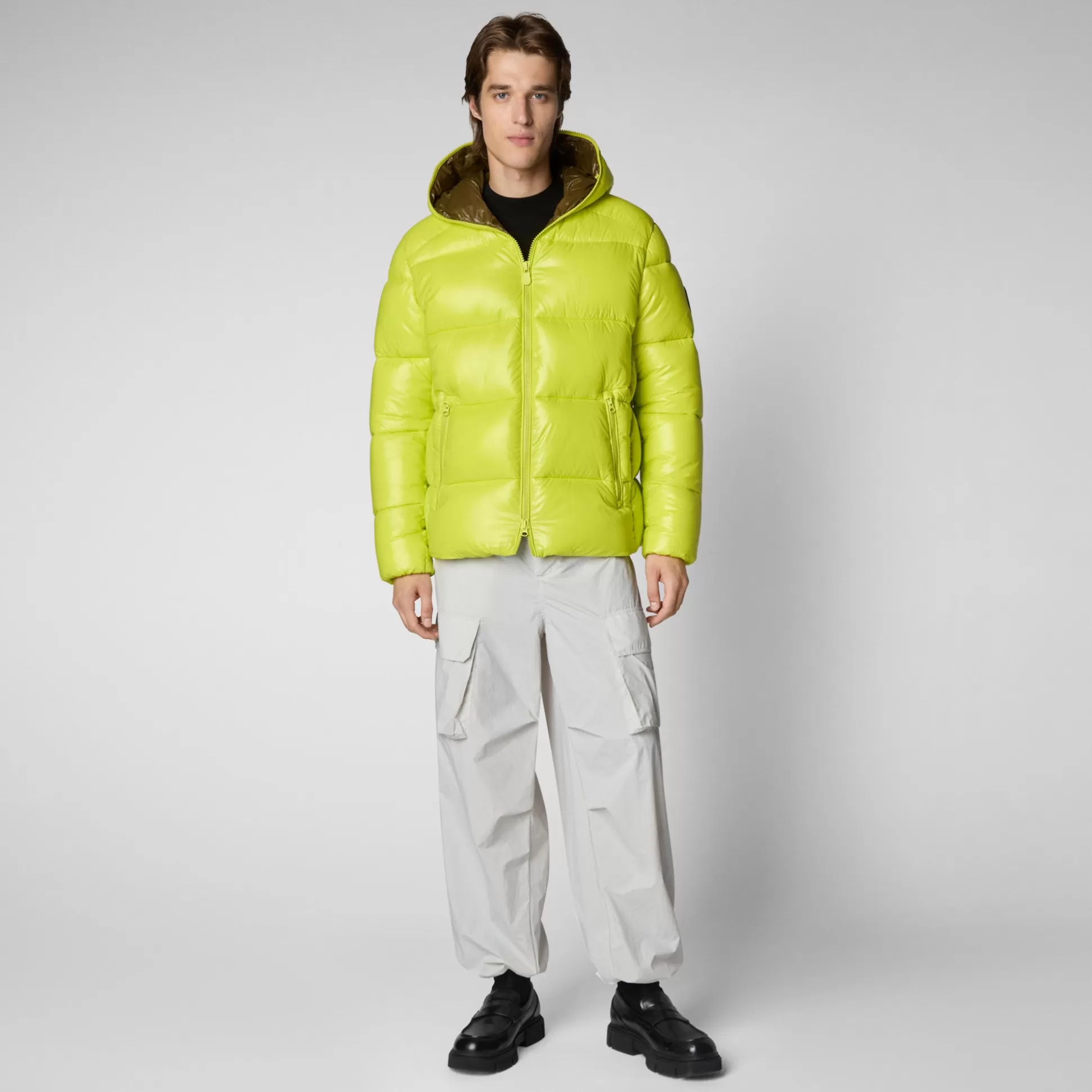 Save The Duck Men's Edgard Hooded Puffer Jacket In - Animal Free Puffers