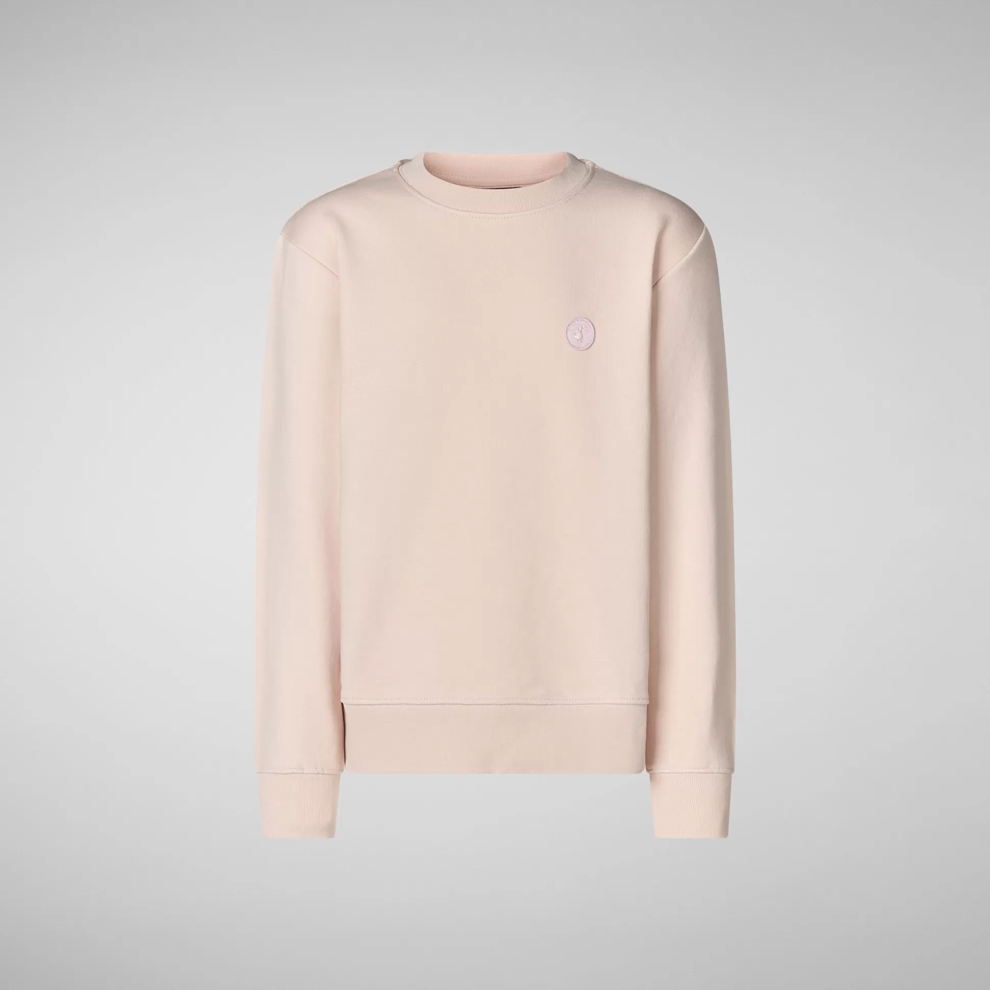 Save The Duck Unisex Kids' Dano Sweatshirt In Pale Pink-Kids/BOY Shirts & Sweatshirts | Shirts & Sweatshirts