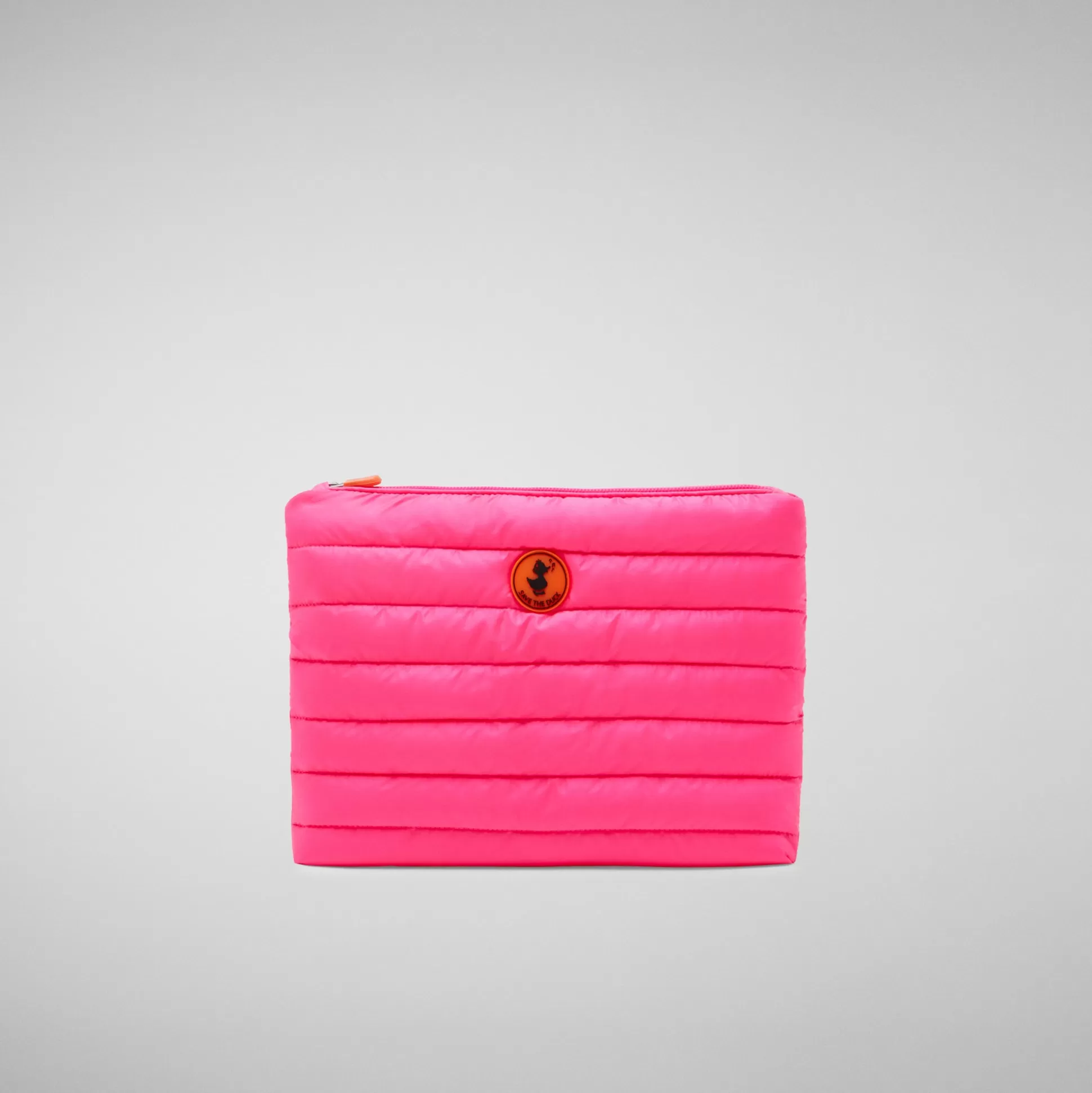 Save The Duck Unisex Solane Pouch In Fluo Pink-Women Accessories | Accessories