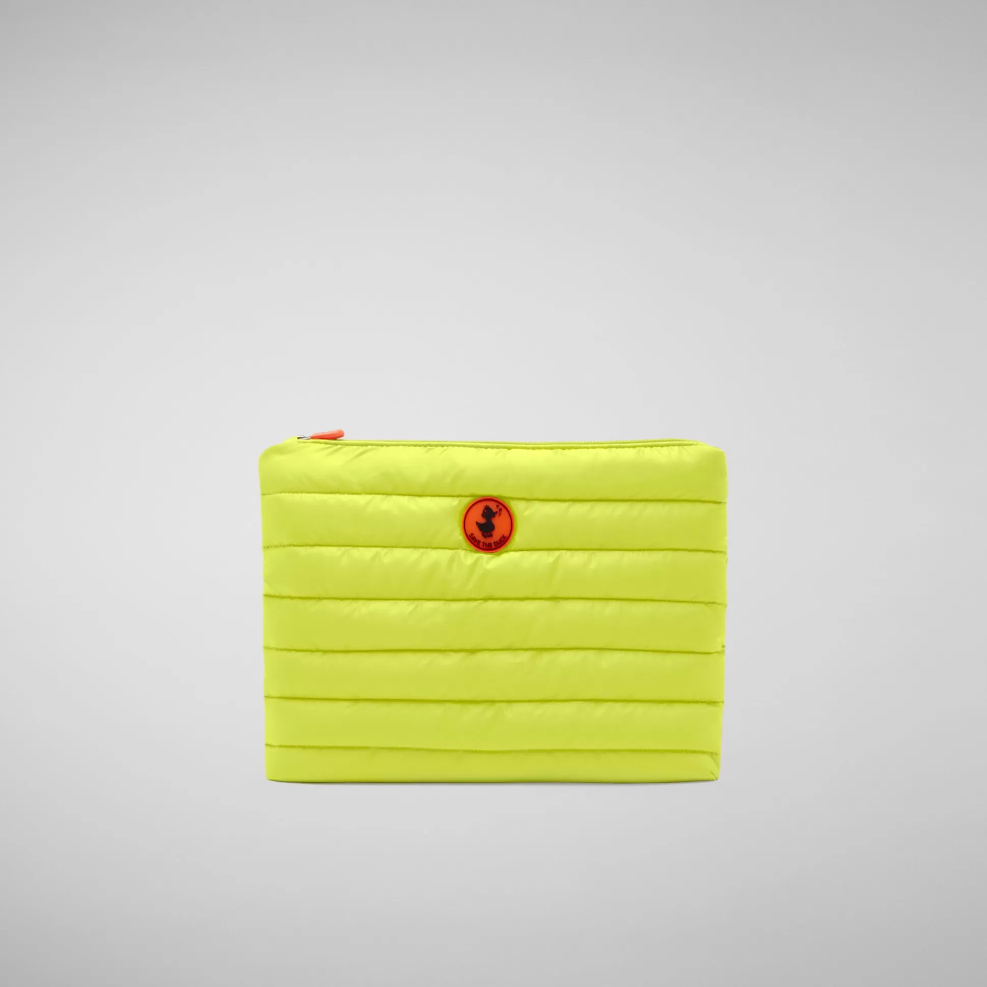 Save The Duck Unisex Solane Pouch In Fluo Yellow-Women Accessories | Accessories