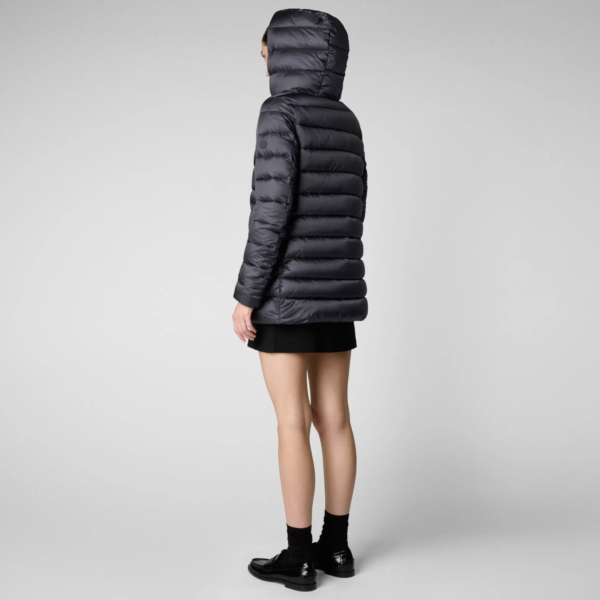 Save The Duck Women's Drimia Hooded Puffer Coat In -Women Animal Free Puffers