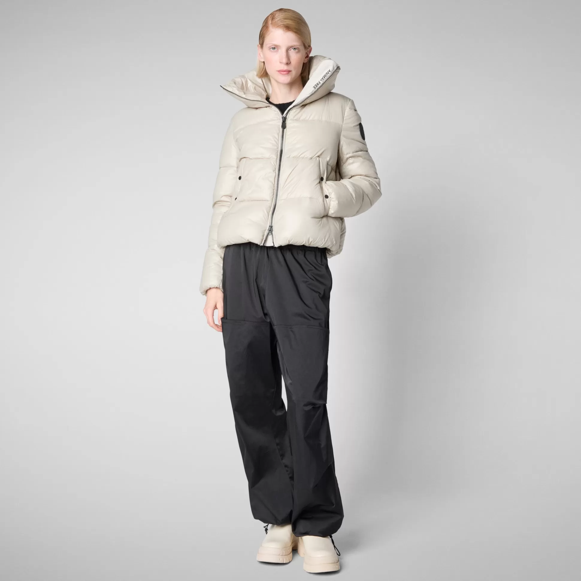 Save The Duck Women's Isla Puffer Jacket In -Women Animal Free Puffers